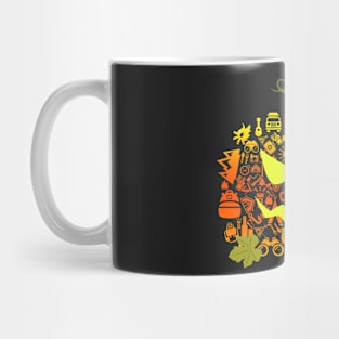 Camping pumpkin Mug